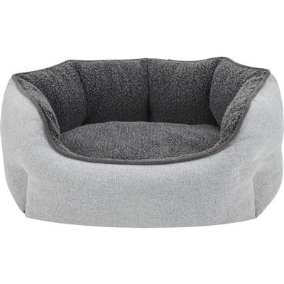 Hundeseng Basse lysegrå 75x60x24cm