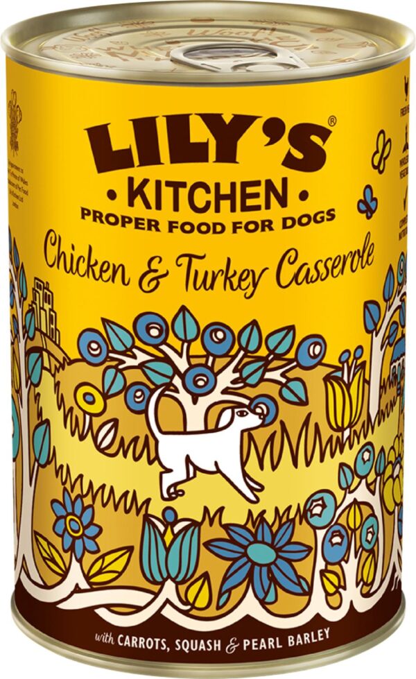 Lilys Kitchen Chicken & Turkey Casserole 400g