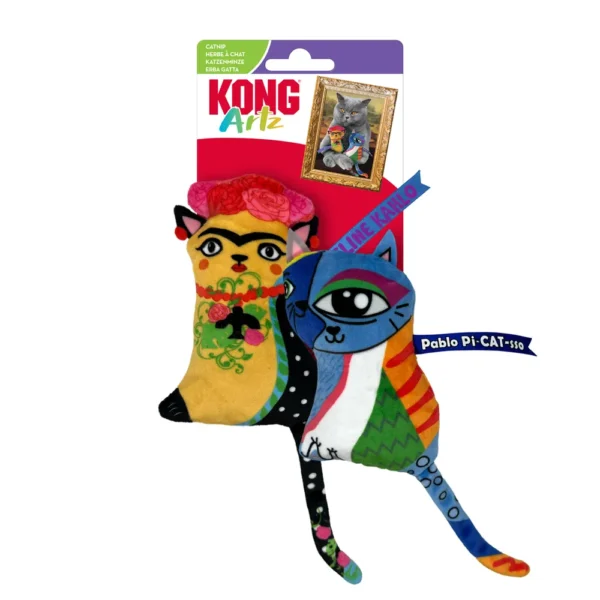 KONG Cat Artz Kahlo/Picasso 2pk