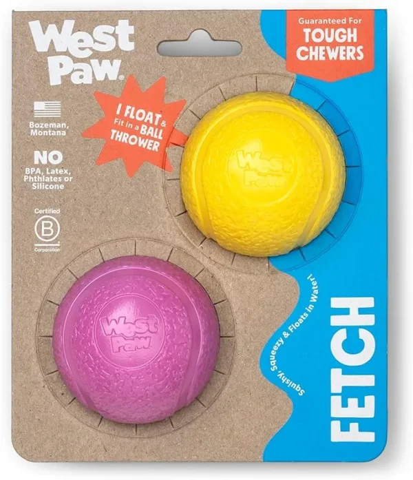 WestPaw Boundr 2-pack Dandelion/hot pink