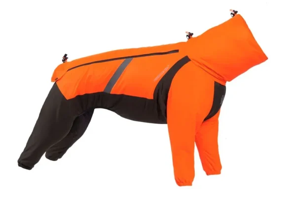 Non-Stop Dogwear Fjord Overall svart/oransje str. 55