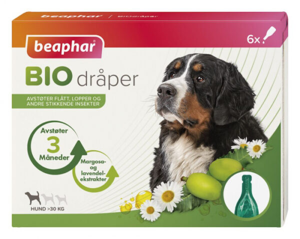 Beaphar Biodråper hund over 30kg