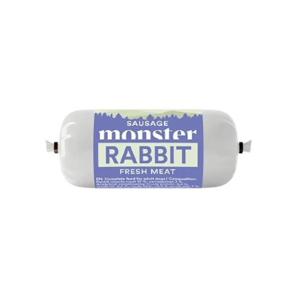 Monster Dog Sausage Single Protein Rabbit 80g