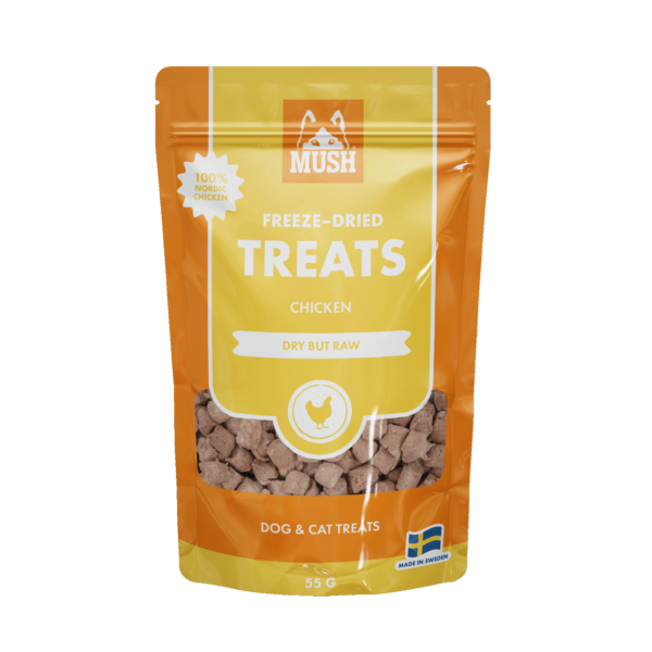 MUSH Freeze-dried Treats Kylling 55g