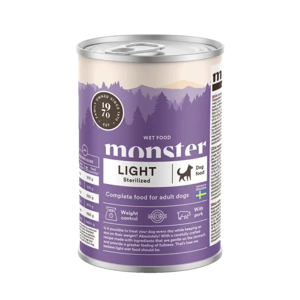 Monster Dog Adult Light/Sterilized boks 400g