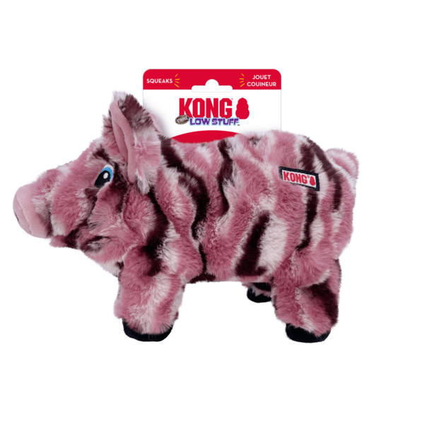 KONG Low Stuff Stripes Pig M