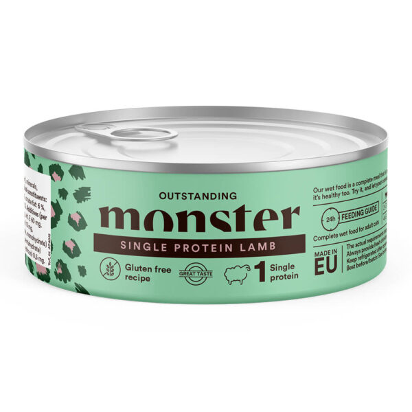 Monster Cat Adult Single Protein Lamb 200g