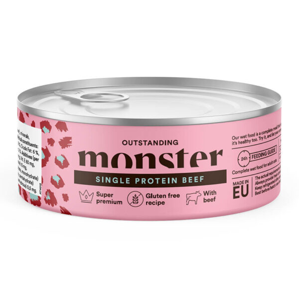 Monster Cat Adult Single Protein Beef 200g