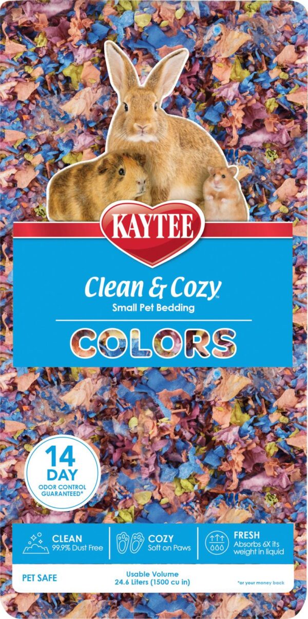 Kaytee Clean & Cosy Colors Kaleidoscope Papirstrø 24,6L