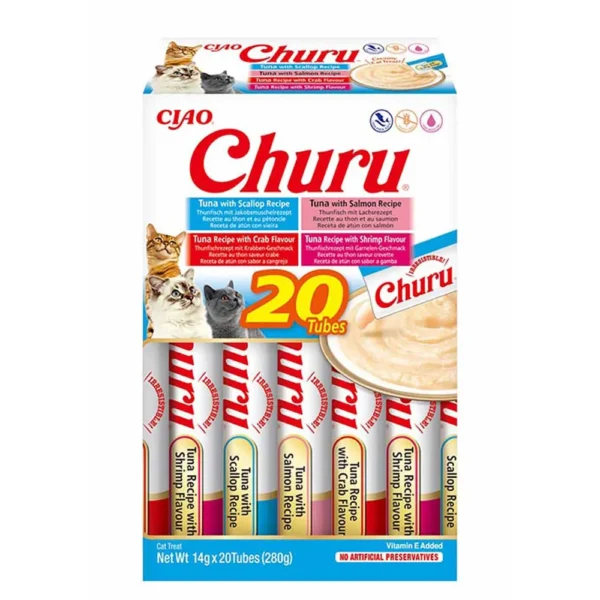 Churu Cat Seafood Varieties 20stk