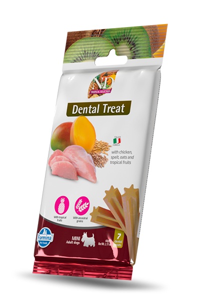 Farmina Dental Treat N&D Tropical Selection Dog Chicken Adult Mini 60g