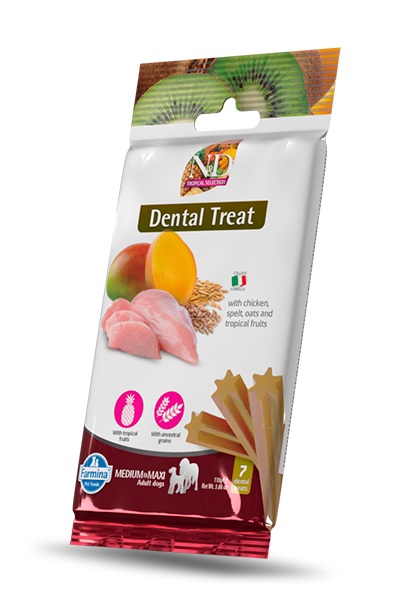Farmina Dental Treat N&D Tropical Selection Dog Chicken Adult Med/Maxi 100g
