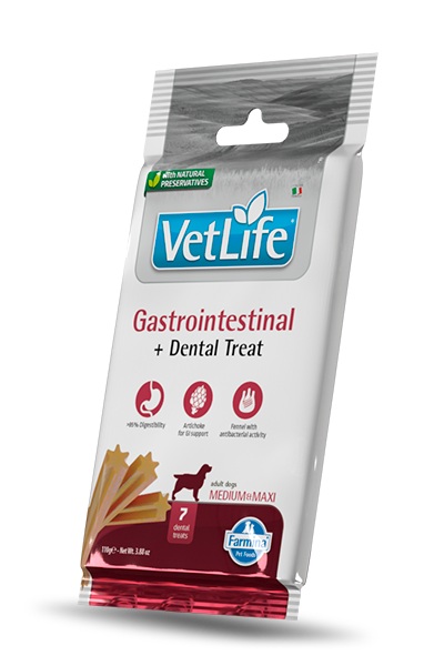 Farmina Dental Treat VetLife Dog Gastrointestinal Med/Maxi 100g