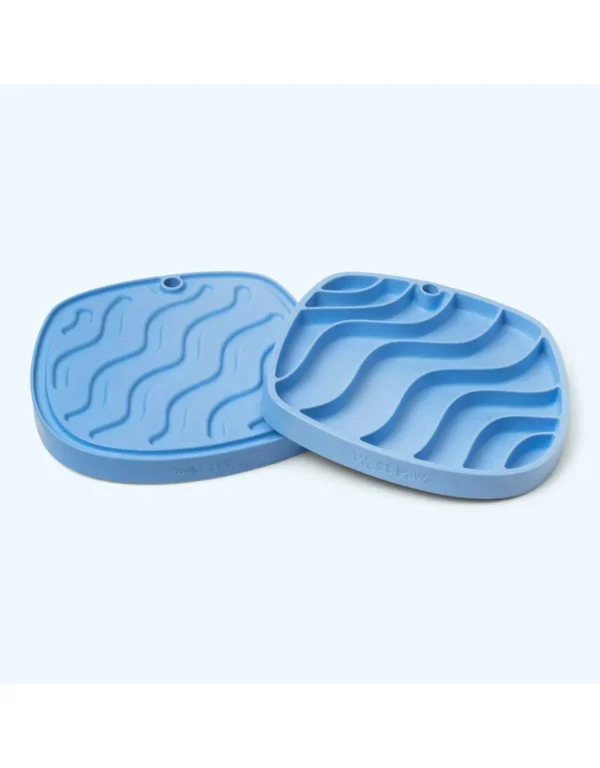 WestPaw Feast Mat Waves Periwinkle
