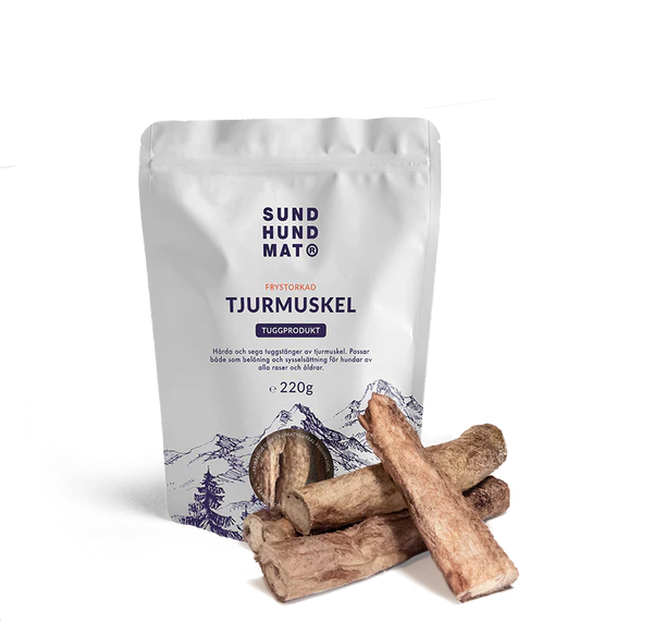 Sund Hundmat Frysetørket Oksemuskel 220g