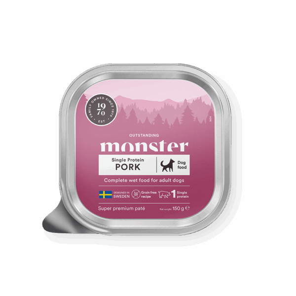 Monster Dog Adult Pork Paté boks 150g