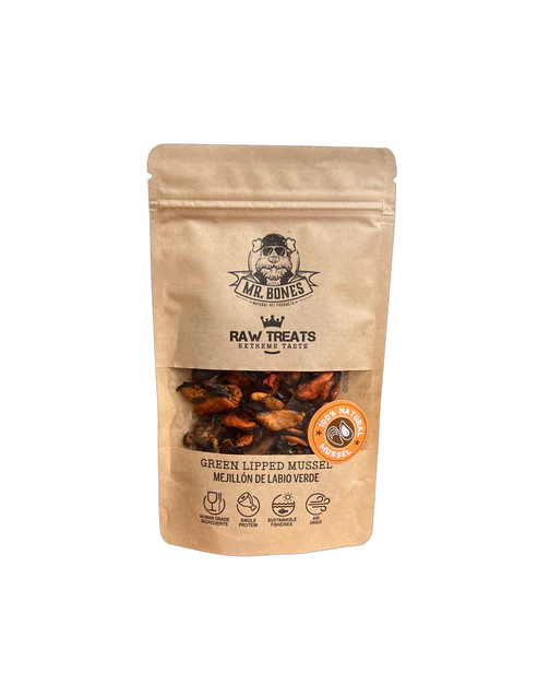 Mr. Bones Raw Treats Grønnleppemusling 45g