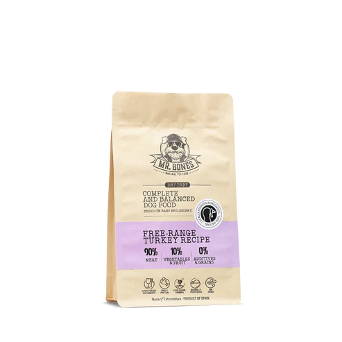 Mr. Bones Dry BARF Free Range Turkey recipe 450g