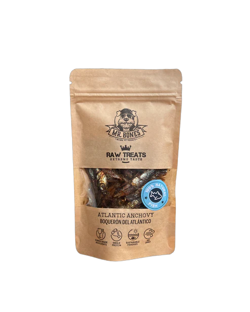 Mr. Bones Raw Treats Atlantic Anchovy 45g