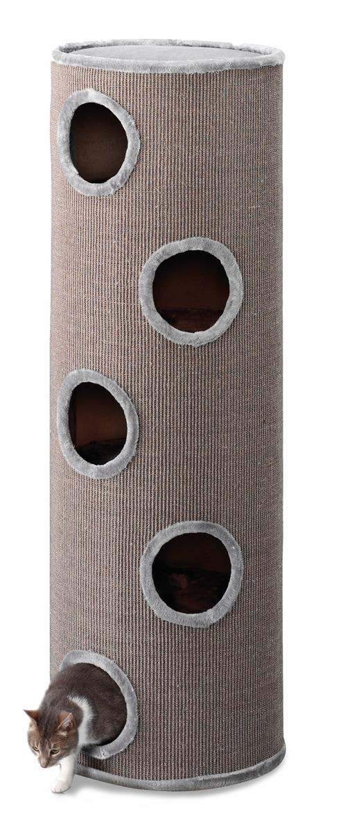 Kattemøbel Extreme Cat Tower Lysegrå 50x50x150cm
