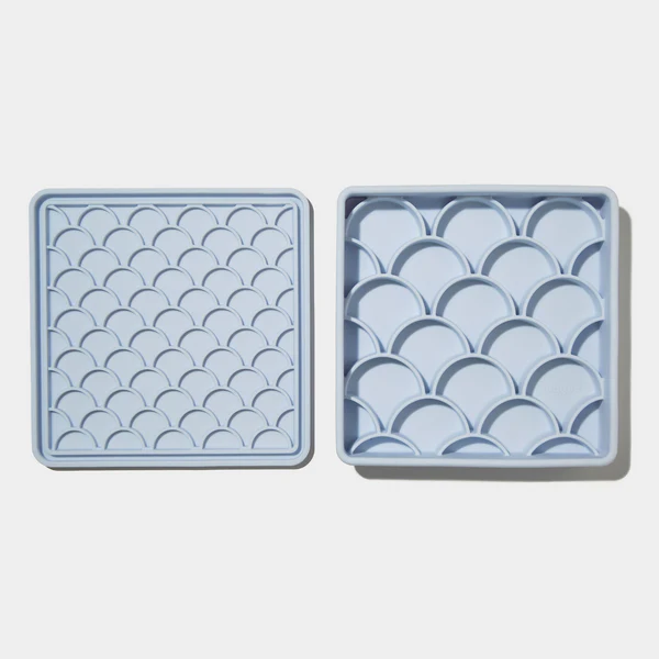 dogged 3-in-1 Fish Scale Slowfeeder Bowl Sky