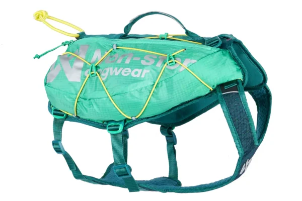 Non-Stop Dogwear Trail light dog backpack teal str. M