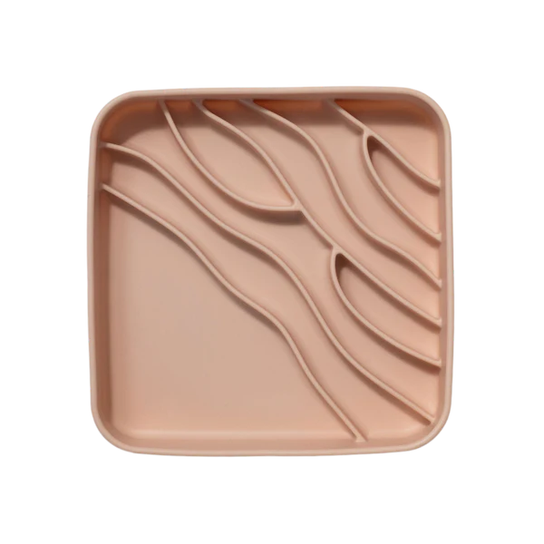 dogged Beach Slowfeeder Bowl Rose Water