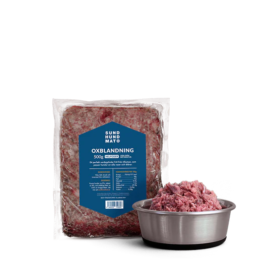 Sund Hundmat Okseblanding 500g