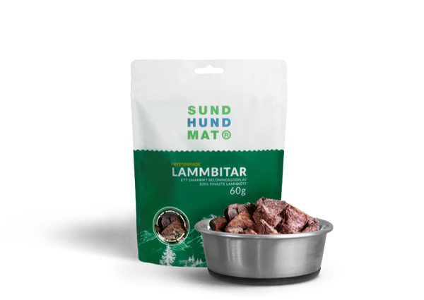 Sund Hundmat Frysetørkede Lammebiter 60g