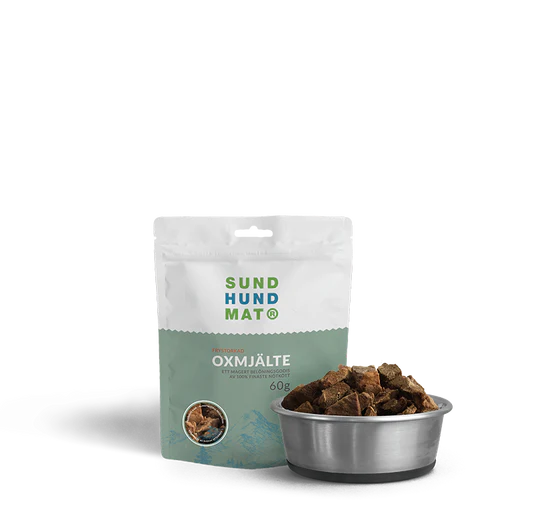 Sund Hundmat Frysetørkede Oksemiltbiter 60g