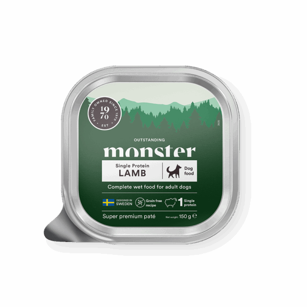 Monster Dog Adult Lamb Paté boks 150g