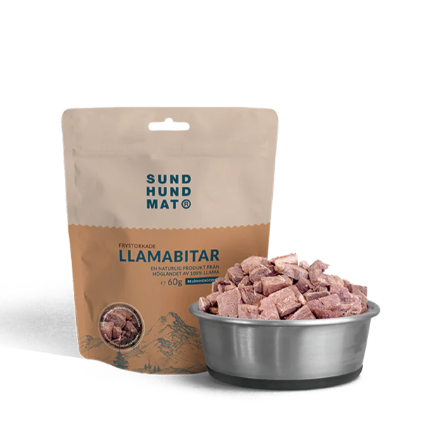 Sund Hundmat Frysetørkede Lamabiter 60g