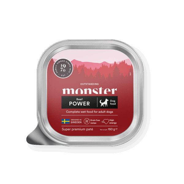 Monster Dog Beef Power Paté boks 150g