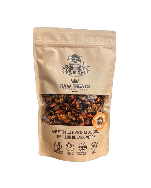 Mr. Bones Raw Treats Grønnleppemusling XL 400g