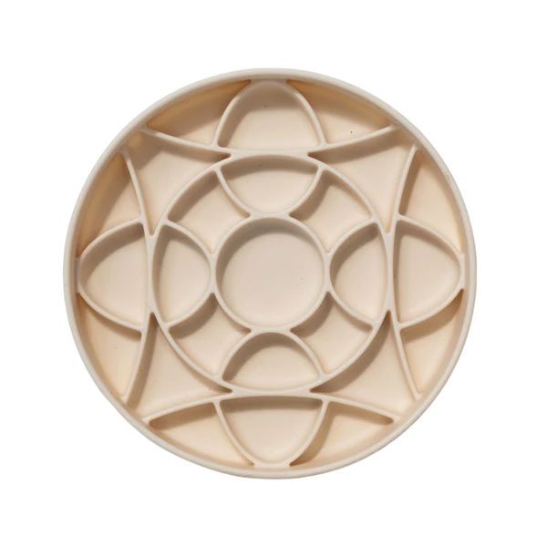 dogged Circulo Slowfeeder Bowl Buttercream