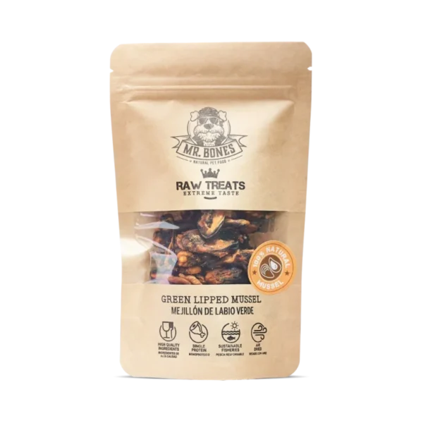 Mr. Bones Raw Treats Grønnleppemusling 45g