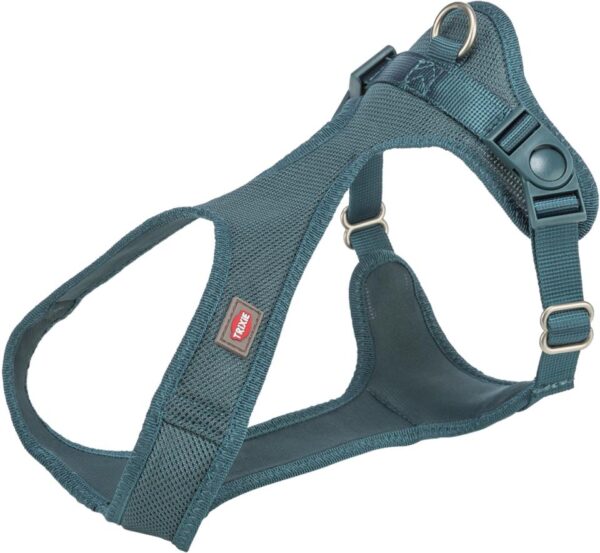 Trixie Soft hundesele Petrol XXS-XS 15mmx28-40cm