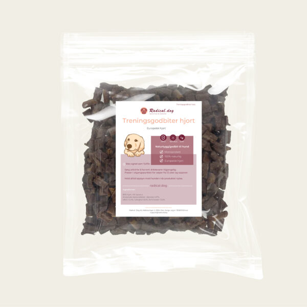 Radical.Dog Treningsgodbiter hjort 250g
