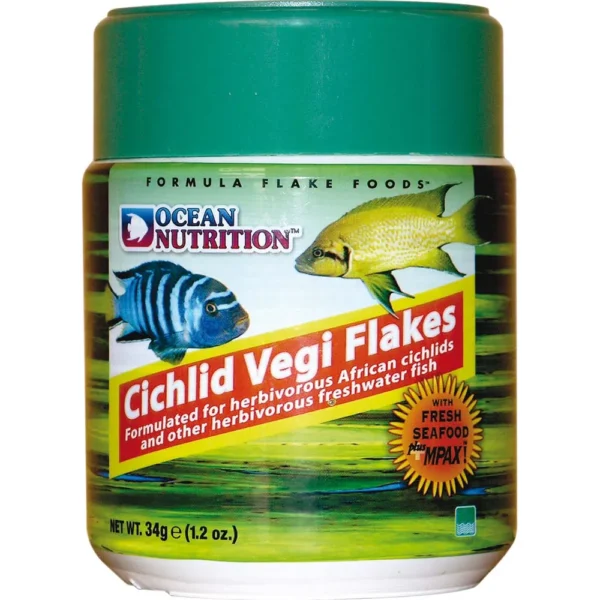 Ocean Nutrition Cichlid Vegi Flakes 71g