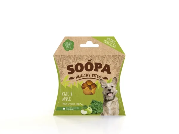 Soopa grønnkål og eple bites