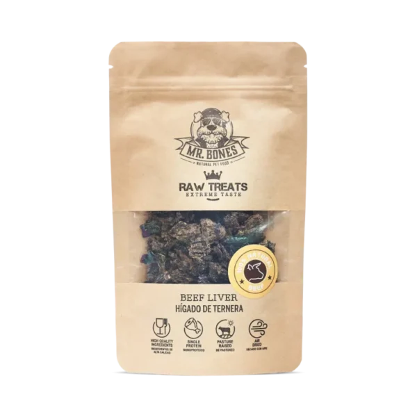 Mr. Bones Raw Treats Beef Liver 45g