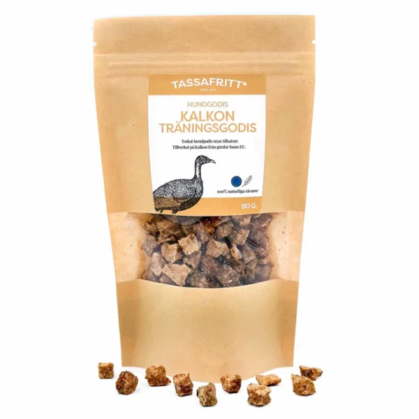 Tassafritt Kalkun treningsgodbiter 80g