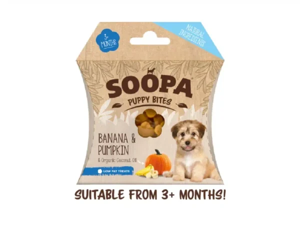 Soopa Valpebites – banan & gresskar