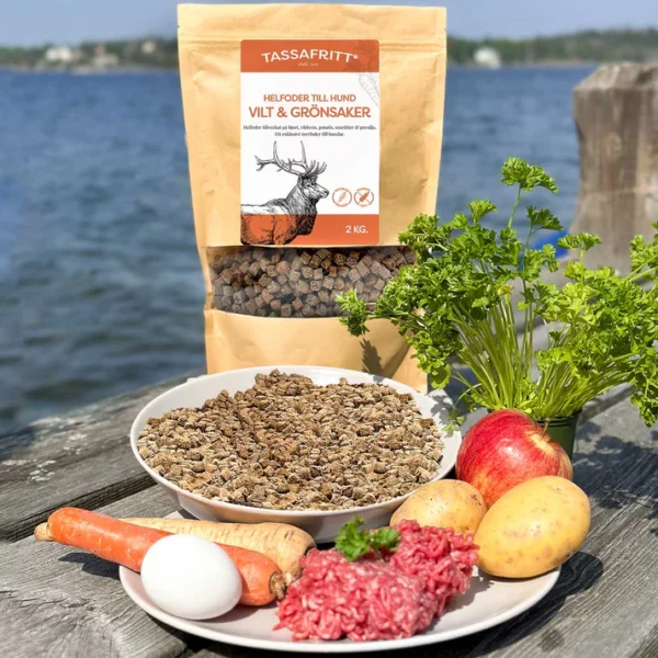 Tassafritt Ovnsbakt tørrfôr Vilt & grønnsaker 100g