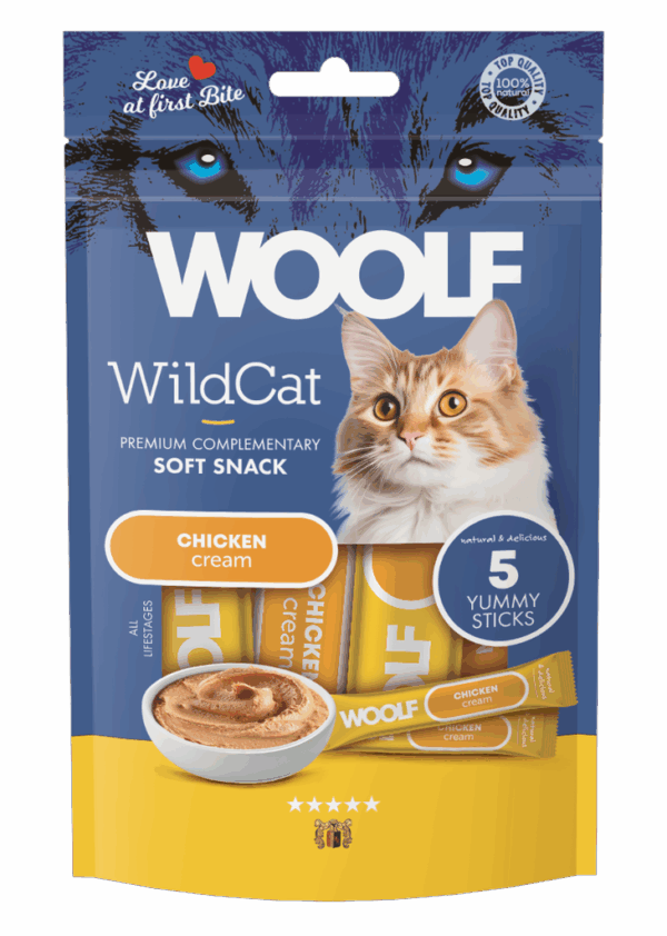Woolf Wildcat Cream Chicken 5pk