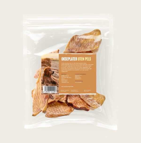 Radical.Dog Okseplater u/pels 500g