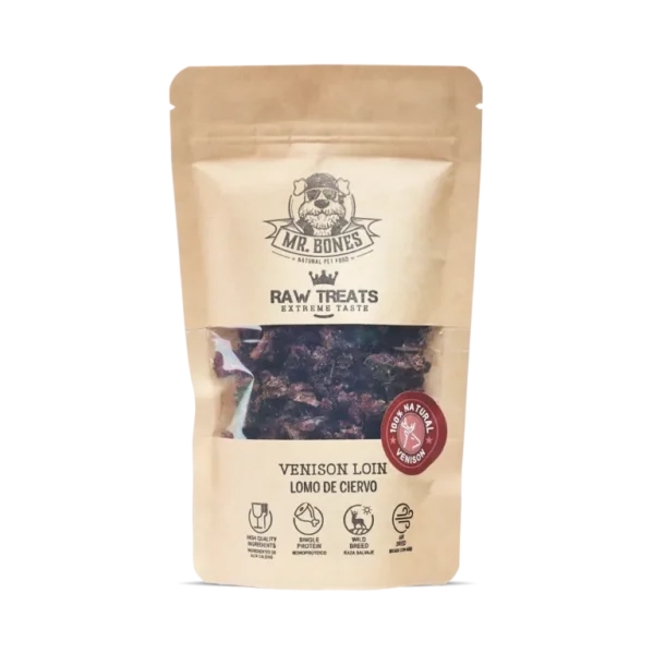 Mr. Bones Raw Treats Venison Loin 45g