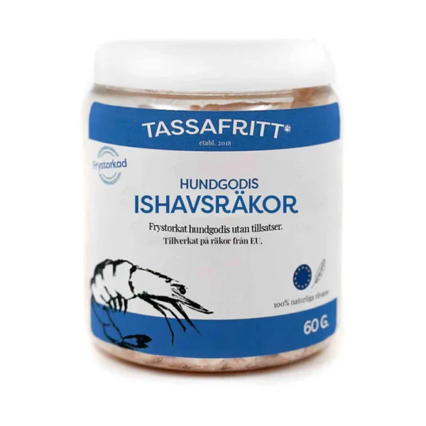 Tassafritt Frysetørkede Ishavsreker 60g
