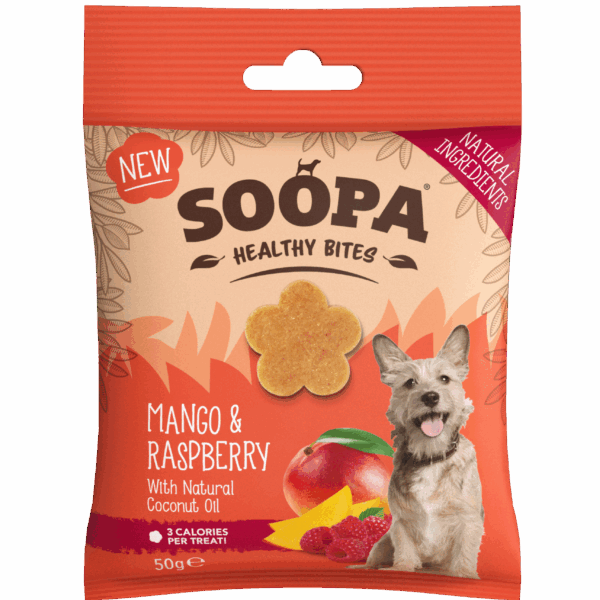 Soopa mango & raspberry bites