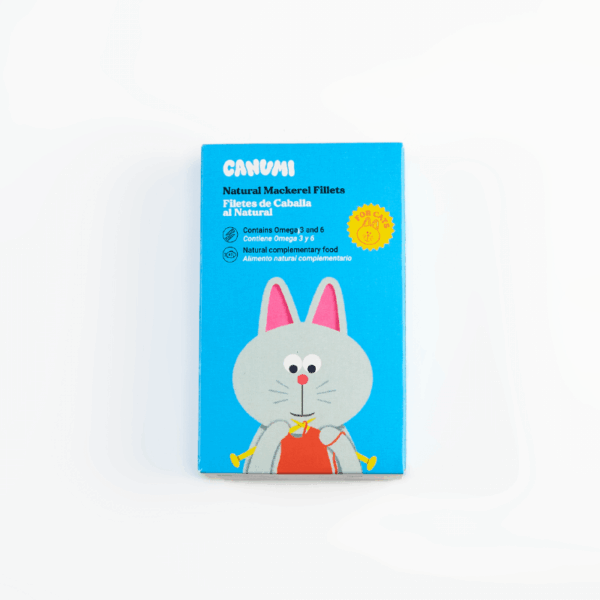 Canumi Cat Natural Mackerel Fillets 115g
